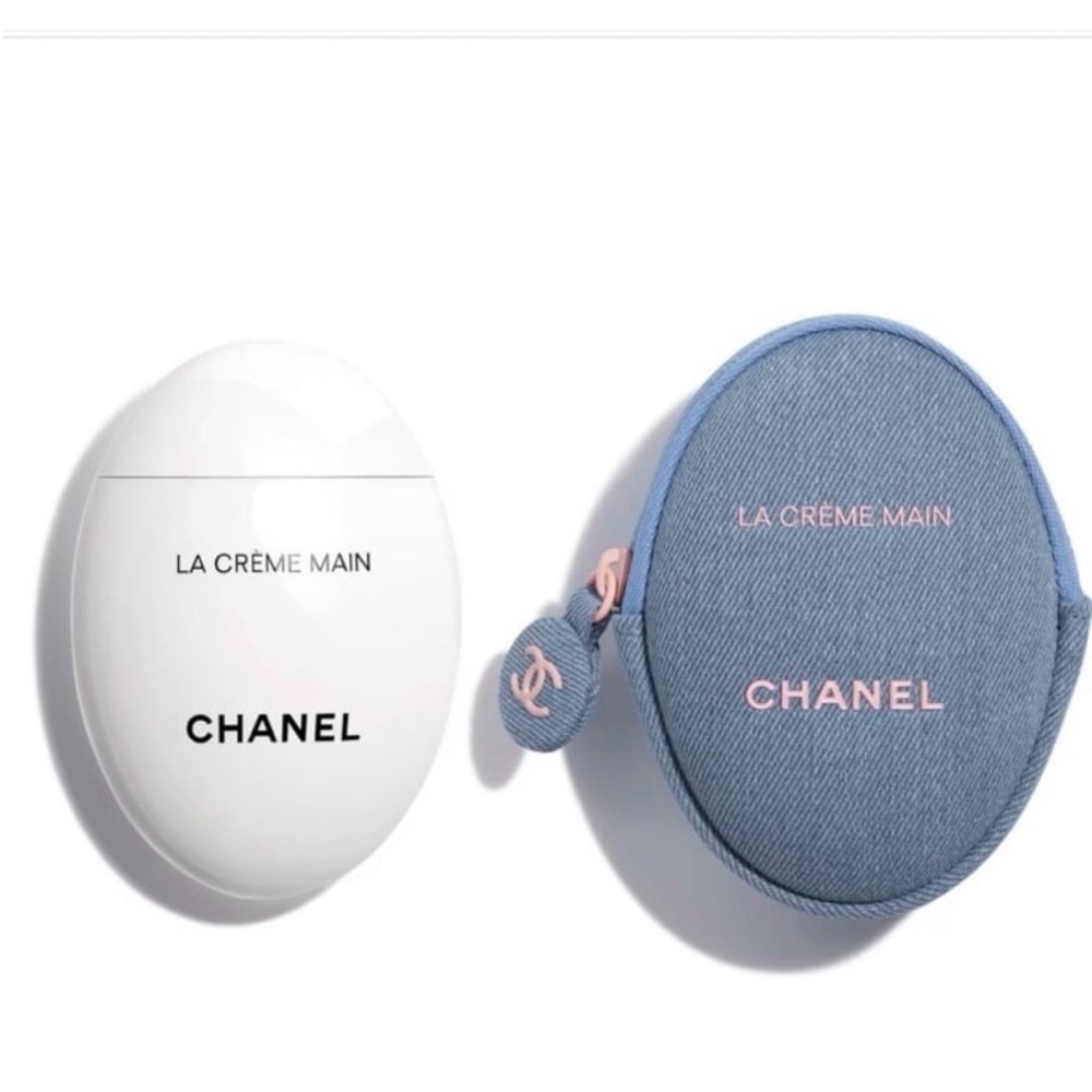 CHANEL La Crème Main Hand Cream with Denim Pouch
